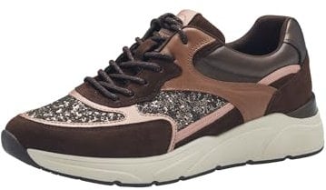 Tamaris Baskets pour Femme 1-23745-43, Mocca Comb, 37 EU