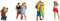NOCH® Touristen Figuren-Set, handkolorierte Modellbahn-Figuren, Fotografie-Set