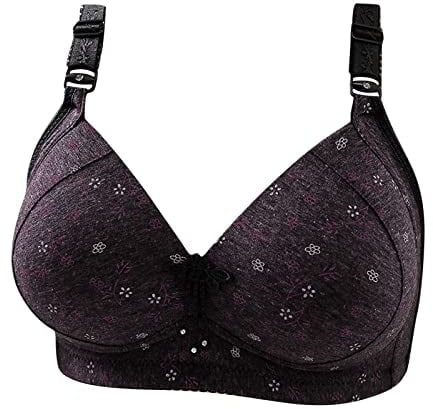 dd Ladies Bras Underwired 38c Ladies Bras Underwired Size 40b Ladies Bras Underwired 40d Comfort Bras for Women Plus Size 4x1 Black