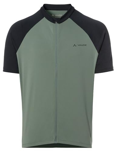 VAUDE Men's Matera FZ Tricot II, Fullzip Radtrikot für Herren, Passform: Slim fit, Agave, L