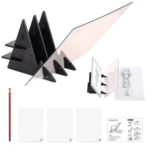 YSJCHEBS 1 Set Tavolo da Disegno Riflettente Ottico Portatile, Tavolo da Disegno Ottico, Proiettore da Disegno, Proiettore da Disegno per Bambini, Tavolo da Disegno per Copia di Proiezione