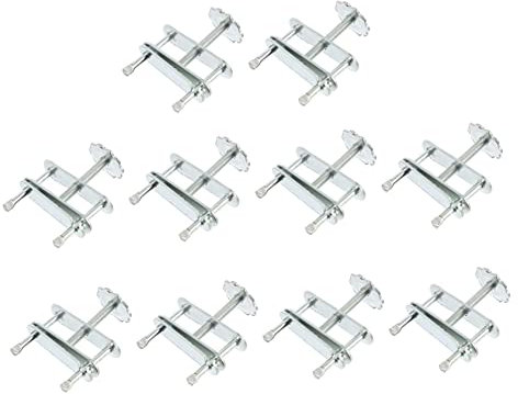 Gatuida 10 Stücke Kompressor Schlauch Klemme Schraube Wasser Stopper Flatjaw Quetschhahn für Labor Schläuche