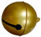 Levemolo Ballonglocken riesige Glöckchen Feiertagsballon große Jingle-Glocke weihnachtliche aufblasbare Außendekoration PVC-Ballon Partyballon Party-Ballon-Dekor Neuheit Ballon Golden