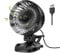 OUILA Ventilatore USB, Mini Ventilatore da Tavolo, 9 Velocità Fan con Clip, Rotazione a 360° Piccolo Fan per Camera da Letto, Casa, Ufficio, Auto, Campeggio - Nero (USB Alimentato)