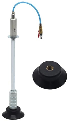 Extractor de abolladuras neumático, ventosa para abolladuras, kit de eliminación de aire de reparación de carrocería de coche, ideal para mantenimiento de abolladuras de puertas de automóviles