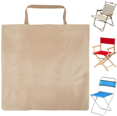 GORGECRAFT 615 * 810mm Kermit Camping Chair Bag Khaki Folding Chair Storage Bag Camp Chairs Replacement Bag Outdoor Protective Carrying Chair Bag Oxford Fabric Bag for Travel Zero Gravity Chairs