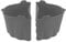 GRCFUMO 2PCS Slow Cooker Liner, 2 in 1 Silikon wiederverwendbares Crock Pot -Einsatzzubehör, robuste Restaurantteiler -Einsätze für 6 Liter Pot (Gray)