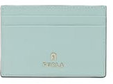 Furla Porta Carte di Credito in Pelle, Acquamarina, 11 x 7,7 cm, 4 Scomparti