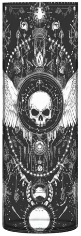Evil Skull schwarze Gothic-Kunststoffvase, 30 x 9 cm, dekorative Vase für Hochzeitstisch, transparent, Esszimmer, Eingangsbereich, Bibliothek, Zubehör, Decorativos para sala Decor