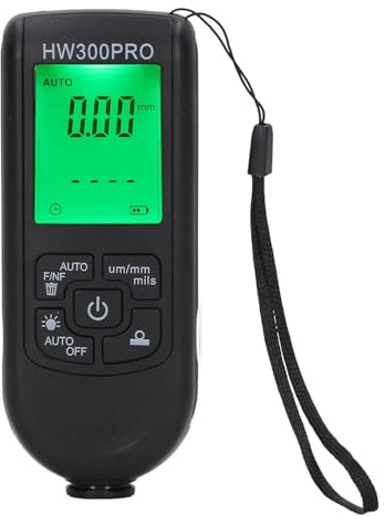 CYTGOUPER Lackdickenmessgerät für Auto, Digitales Schichtdickenmessgerät, 0 bis 2000 um Lackschichtdickenmessgerät mit LCD-Anzeige und Batteriebetrieb für Autolackdicken
