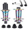 Mozzi leggeri per mountain bike con 32 fori e 5 cuscinetti, include sgancio rapido/perno passante per una facile installazione (multicolore)