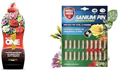 Pack NutriONE Concime Liquido Concentrato 1l + Protect Garden Sanium Pin PFnPO 20pin