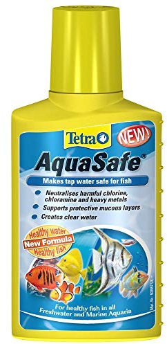 Tetra AquaSafe to Turn Tap Water into Safe and Healthy Water for Fish and Plants, 100 ml