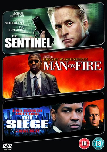 Action Triple (the Sentinel/man On Fire/the Siege)