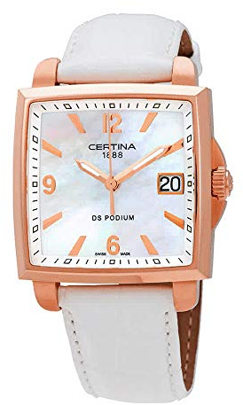 Certina Damen-Armbanduhr DS Podium Analog Quarz Leder C001.310.36.117.00