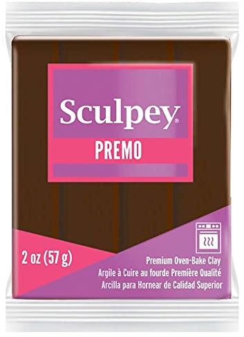 Sculpey Modelliermasse Premo 57g umbra gebrannt