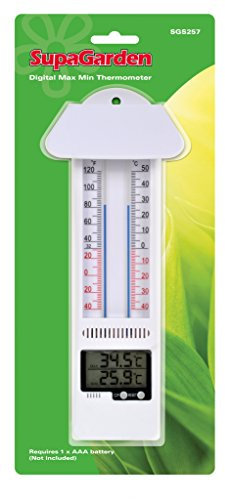 SupaGarden Min/Max Thermometer Mercury Free