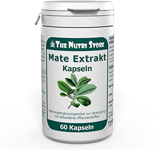 Mate Extrakt Kapseln 60 Stk. - Zur Versorgung mit sekundären Pflanzenstoffen