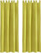 Bestlivings Blickdichte Gardine im 2er Pack mit Schlaufen (140x145 cm/Grün), in vielen Farben