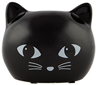 Tolle Spardose Black Cat aus Keramik - 8.5 x 12 x 10 cm