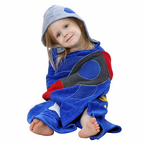 Chickw1 Baby Badehandtuch mit Kapuze, Baby Badehandtuch Mikrofaser Kinder Kapuzenhandtuch Warm und kuschelig Baby-Badetuch
