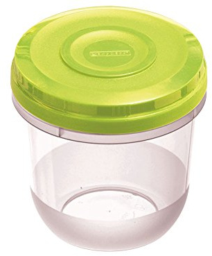 Dajar Fusion Fresh Lime Plastic 0.75 Litre Microwave, Transparent Green, 11 x 11 x 11.5 cm