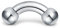 Funseedrr Innengewinde Curved Barbell Piercing Banane mit Kugel Edelstahl (1.6 2 2.5 3 4 5 6 8 10mm Dicke)