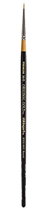 KingArt Original Gold Paint Brush-Round, Size; 18/0