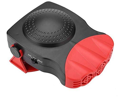 Ventilateur de Chauffage, Keenso Ventilateur de Refroidissement de Chauffage de Véhicule de Voiture 12V Système de Désembuage Dégivreur 150W Dégivrage de la Fenêtre