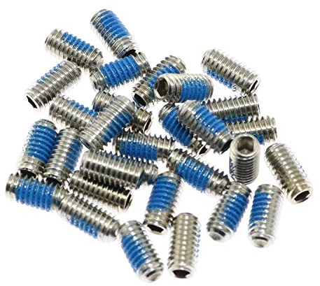 Maxmoral 30 Stück 8 mm Edelstahl Flat Pedal Pin Upgrade Kit Mountainbike Pedal Pin Kit