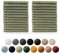 Blumtal Premium Frottier Gästehandtücher Set 24 teilig 100% Baumwolle - Oeko-TEX zertifiziertes Gästehandtuch 24x (30x30 cm) - Ultra saugstarkes Gästetücher Set waschbar °60 - Handtücher Grün