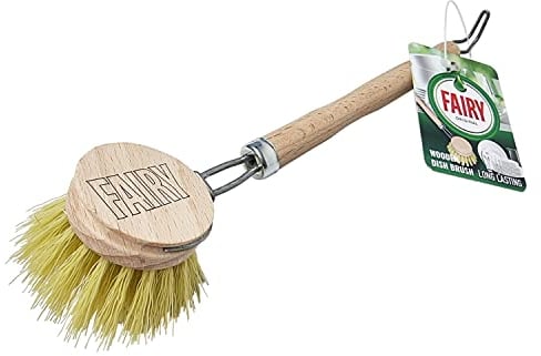 Fairy Original Wooden Washing Up Dish Brush, Single