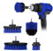 4 Stück Bürstenaufsatz Bohrmaschine Set, Bürstenaufsatz Akkuschrauber 2''/ 3.5''/ 4''/ 5'' Leistungsstarke Drill Brush, Bohrbürste Reinigungsbürste für Felgen, Fliesen, Küche, Böden, Auto, Badewanne
