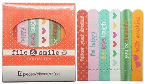 P2P Nails Mini Nail File Set - Professional Manicure Tools Kit - Nail Files for Natural Nails and Artificial Nails - Emery Board Nail File