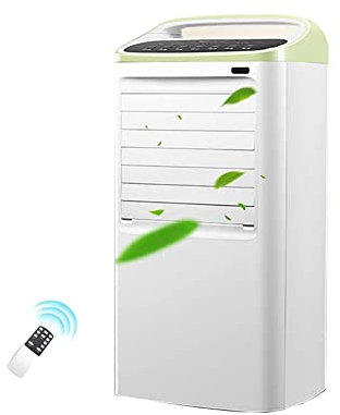 Portable Air Conditioner Fan, Evaporative Mini Air Cooler with 3 Wind Speeds And Timers, Personal Air Cooler Remote Control Screen Cooling Fan with 8L Large Water Tank for Home Room Office