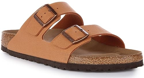 Birkenstock Unisex Arizona BS Birko-Flor Pecan Sandals 5.5 UK