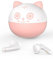 Togetface Pinke Ohrstöpsel, süße Kitty Cat Bluetooth 5.0 Ohrstöpsel mit Mikrofon, 32 Stunden Spielzeit, Touch Control In-Ear True Cordless Headphones, Leichter Premium Sound, Geschenk für Mädchen
