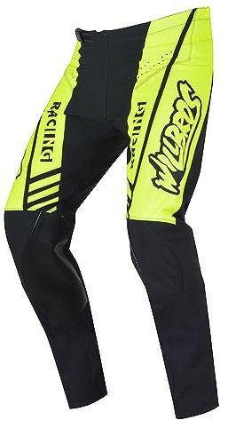 Willbros MX Hose Motorrad Dirt Bike Mountainbike Motocross Motorradhose Bergab Endure BMX MTB Offroad Rennen Gelb M=32