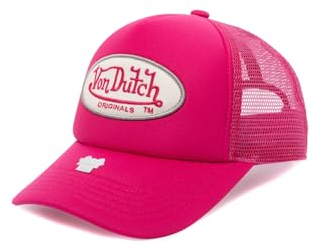 Von Dutch Trucker Cap Tampa Pink Pink, Size:OneSize