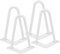 Lot 4 Pieds de Table en épingle à Cheveux, Jambes en métal de Bricolage, 2/3 Barres de Fer, Plus Forte, avec vis et protecteurs de Sol (4 pièces -20cm (Blanc))