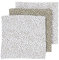 MEYCO Baby Cheetah Mullwindeln, 3er Pack (Musselin Mullwindeln, aus 100% saugstarker Baumwolle, super weich, schnell trocknend, hochwertige Windeln, Größe: 70 x 70 cm), Taupe