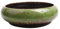 CLSSLVVBN Pot à bonsaï émaillé Vintage en céramique, Fleurs, Herbes et légumes, décoratif de Jardin, Cactus, récipient pour Plantes à Fleurs, Vert