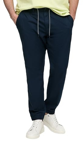 s.Oliver Baumwoll-Hose mit elastischem Bund und Print-Detail