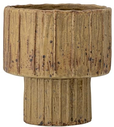 Bloomingville Creative Collection Elitta Blumentopf, Braun, Steingut, T15xH16 cm