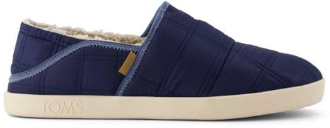 TOMS Herren Camden Slipper, Marineblau, gesteppt, gewebt, 42.5 EU
