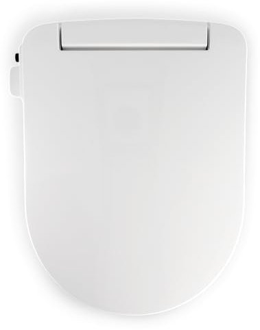 BOKU - Abattant Japonais - Avec Filtre Hydro - Hygiénique, Ecologique et Economique - Lavage par Jets Avant & Arrière - Marque Française, Technologie Brevetée - Forme Ronde (D)