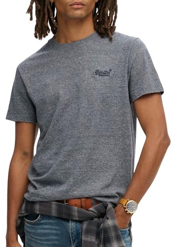 Superdry Herren Essential Logo Emb Tee T-Shirt (1er Pack)