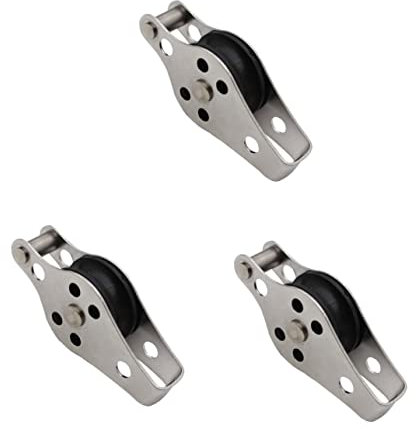 Gatuida 3St Riemenscheibe Rolle Kranschwenkhaken Pullis Zubehör für Rollwagen schwer Fischnetz Werkzeuge anheben Pully huverbort hubeagen Hebezeug wasserabdichtungen flaschenzug rutschauto