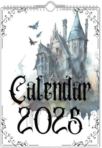 Hexenkalender 2025 Goth Wandkalender 2025 Hexen Deko A4 Hexen Monatsplaner 2025 Für Wanddeko