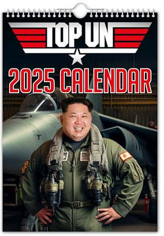 The Calendar King // Top Un - Wandkalender 2025 (Vollfarbig, A4-Größe)